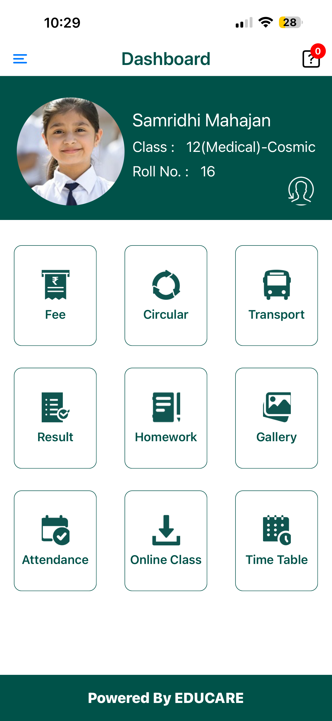 App Dashboard