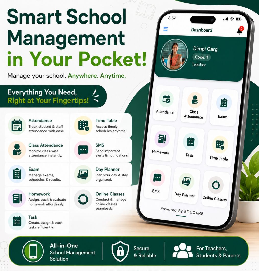 Viksat Educare Student ERP View